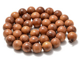 6mm 8mm 10mm Natural Wood Beads Round Polygons Spacer 15" Strand