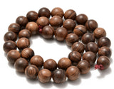 6mm 8mm 10mm Natural Wood Beads Round Polygons Spacer 15" Strand