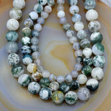 Natural Ocean Jasper Gemstone Round Spacer Beads 16'' 6mm 8mm 10mm