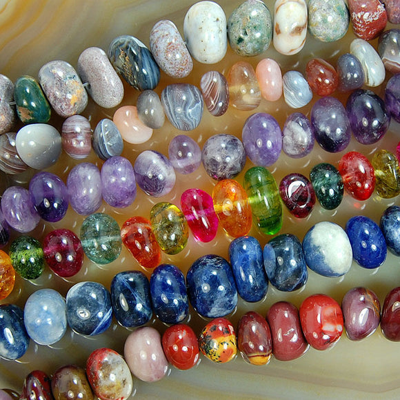 AD Beads 6x8-8x12mm Natural Nugget Freeform Gemstone Beads 16